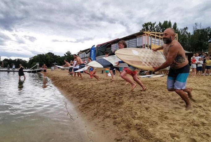 paddle battle - LANGBRETT