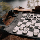 Reisespiel Schach und Dame - LANGBRETT