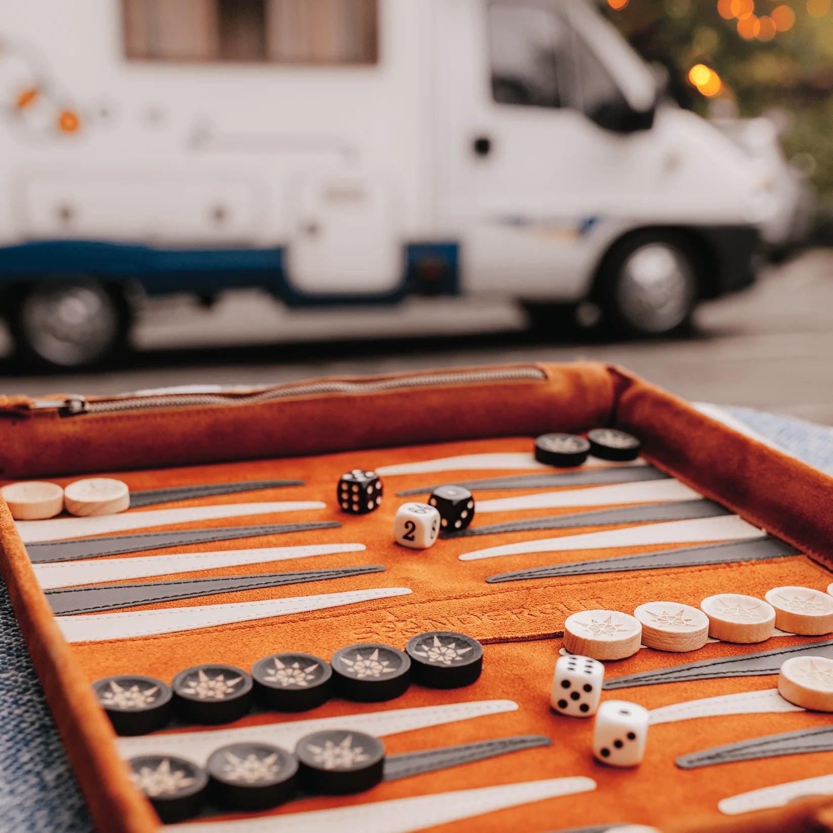 Reisespiel Backgammon Deluxe