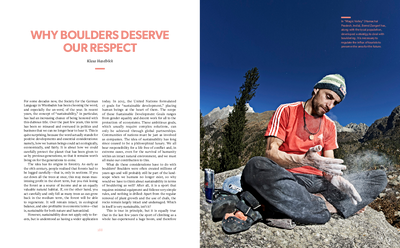 bouldering by bernd zangerl - LANGBRETT