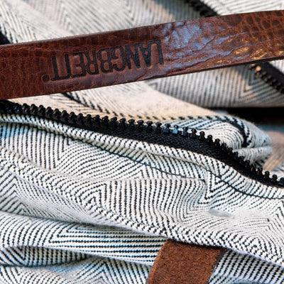 fischgrat shopper | leder - LANGBRETT