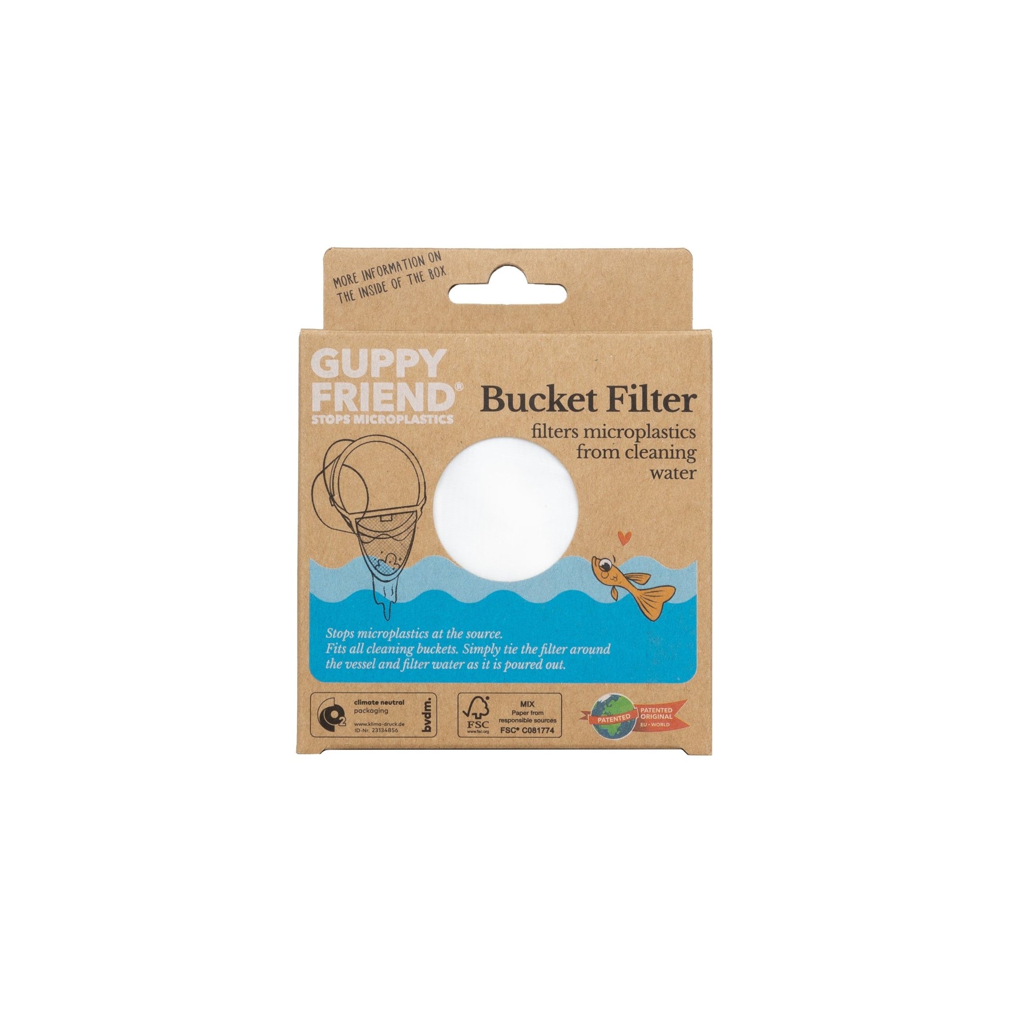 GUPPYFRIEND eimerfilter - LANGBRETT