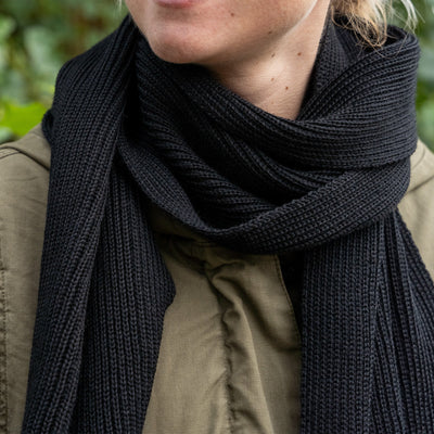 schal rippstrick | schurwolle - LANGBRETT