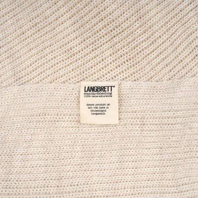 schal rippstrick | schurwolle - LANGBRETT